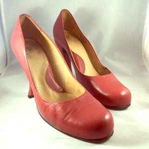 Sexy red John Fluevog pumps
